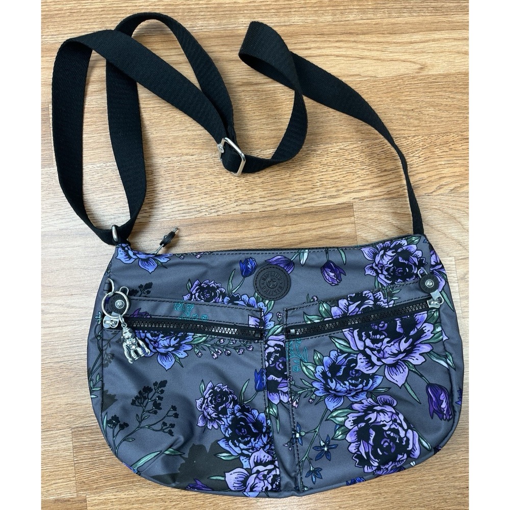 Kipling Izellah Dream Flower Crossbody Bag Purse NEW Rare Pattern